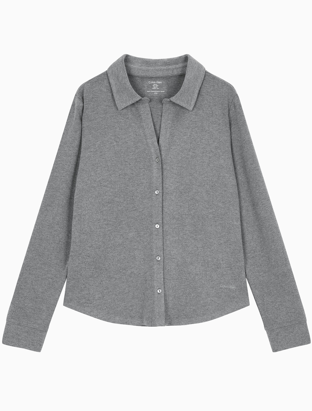 Buy 여성 브러시드 저지 브러쉬드 슬림 셔츠 in color Mocha brown