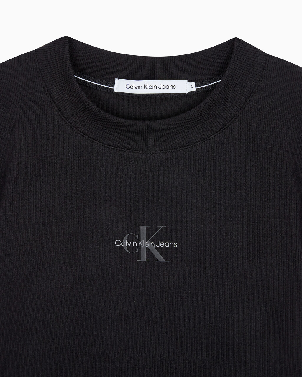 Buy 여성 모노그램 베이비 티셔츠 in color CK BLACK