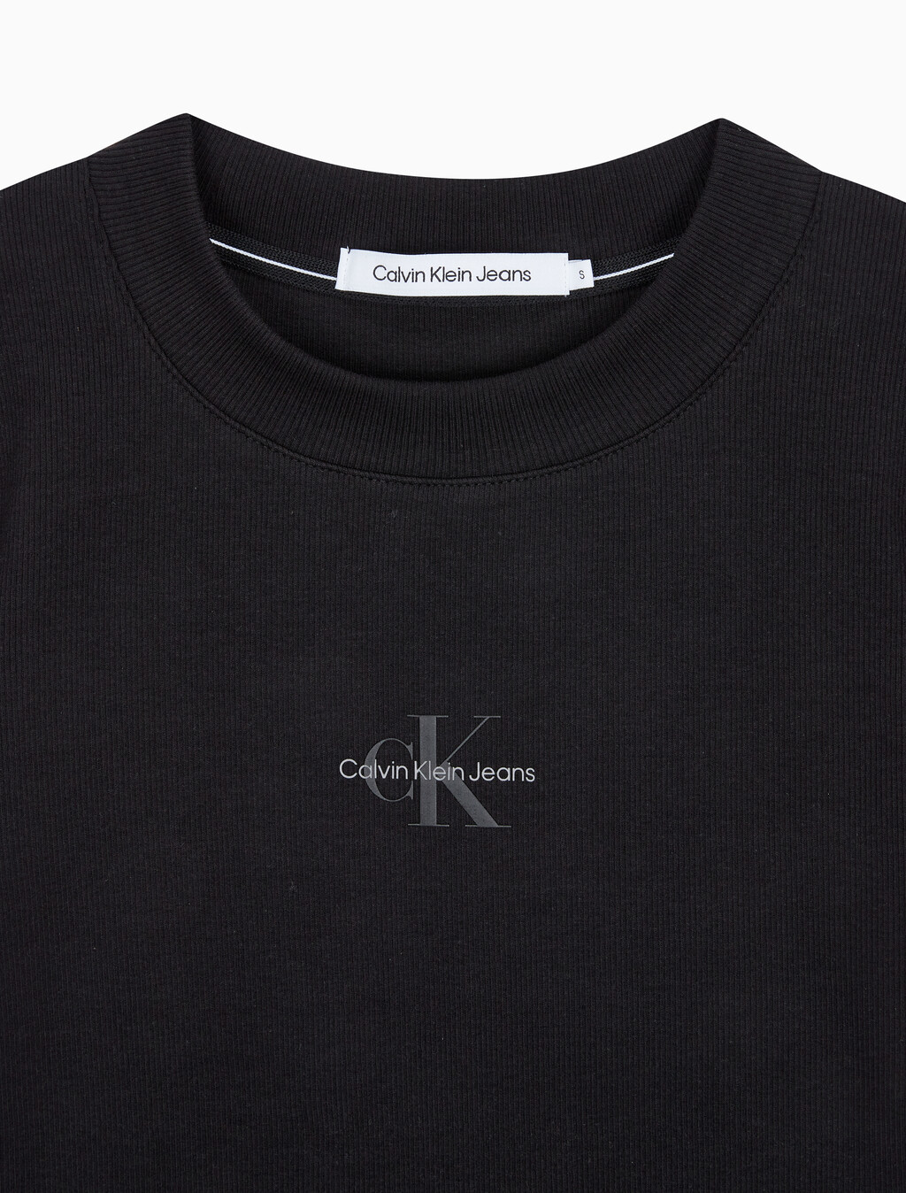 Buy 여성 모노그램 베이비 티셔츠  in color CK BLACK