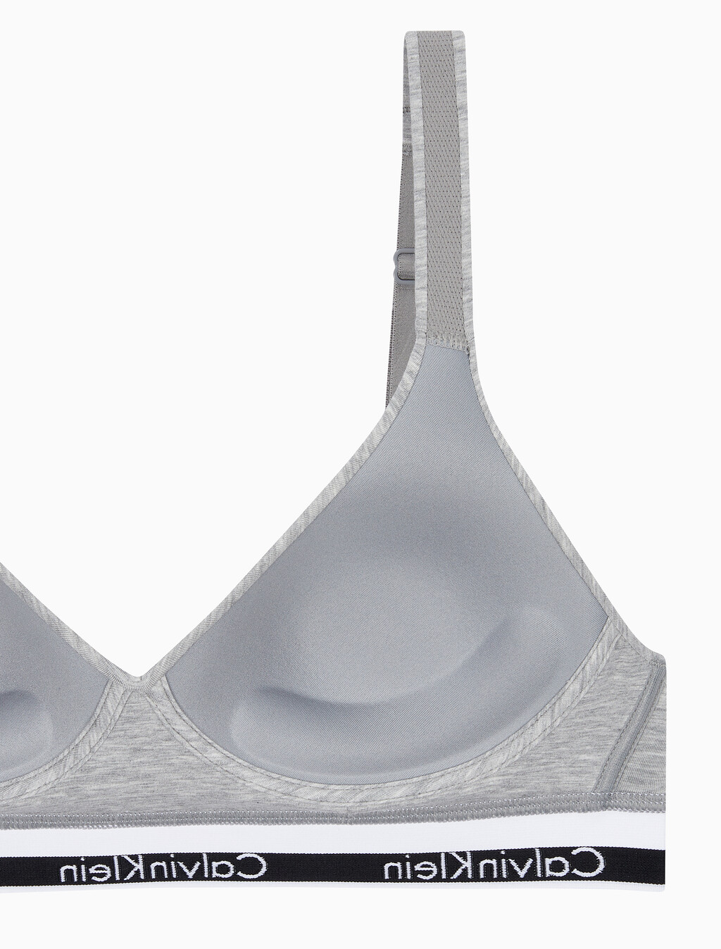 Buy 여성 모던 코튼 리프트 브라렛 in color GREY HEATHER