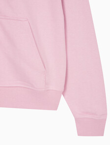 Buy 여성 모노그램 프렌치 태리 풀집업 후디 in color Pink