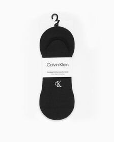 Buy 남성 콤드 코튼 로우컷 라이너 삭스 (화이트 1 PAIR) in color BLACK