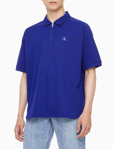 Buy 남성 릴렉스핏 쿨링 폴로 반팔 티셔츠 in color SAPPHIRE BLUE