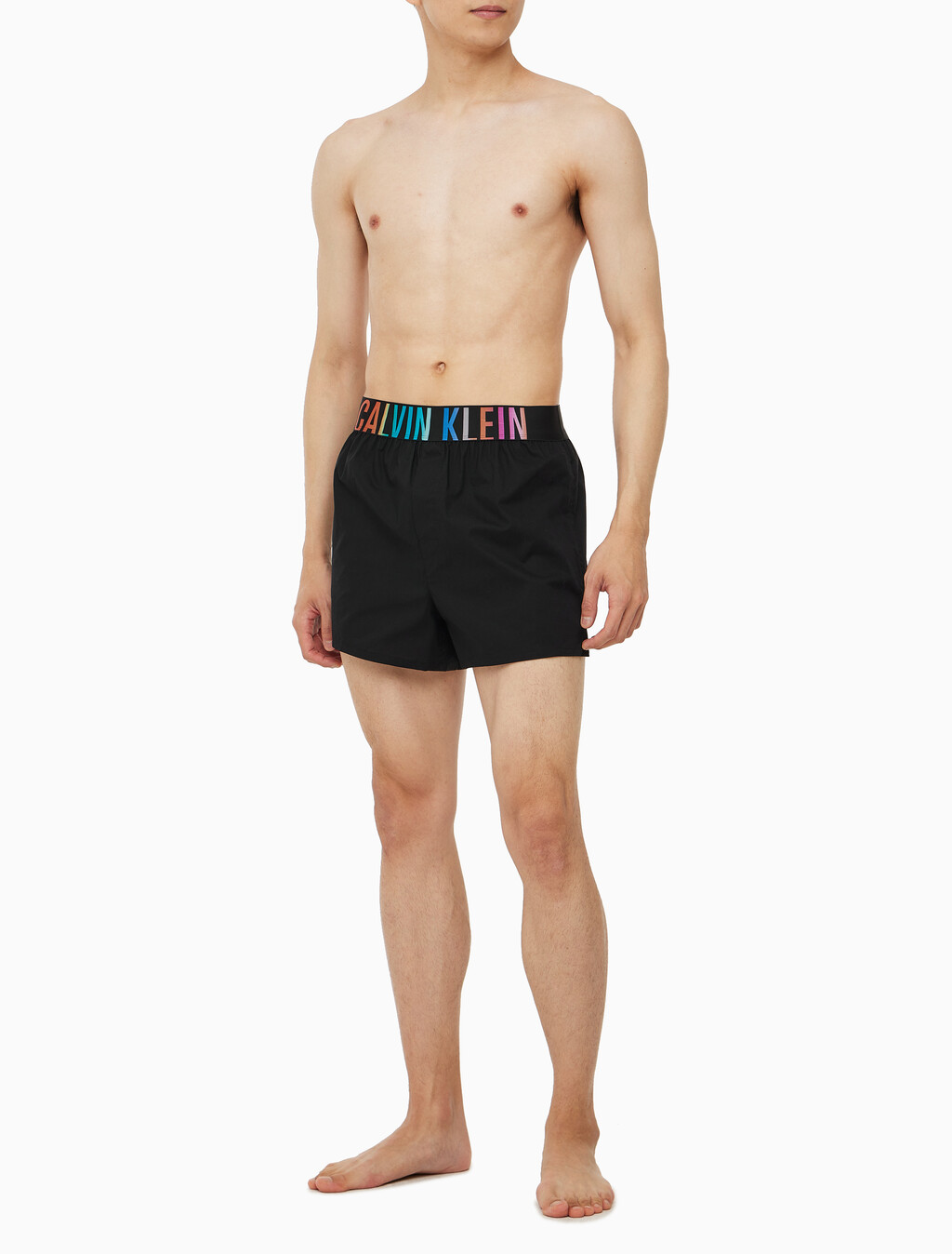 Buy 남성 인텐스 파워 프라이드 우븐 박서 슬림 in color BLACK