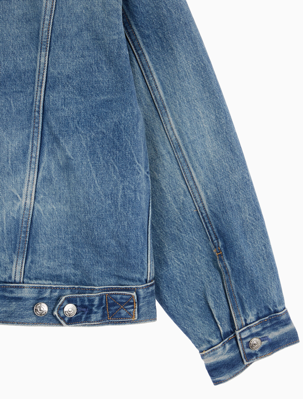Buy 남성 90's 오로라 블루 데님 자켓 in color BLUE