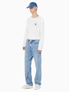 Buy 남성 90's 스트레이트핏 라이트블루 에코 쿨 데님 in color CHALKY BLUE