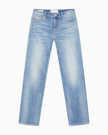 Buy 여성 보이핏 미드블루  데님 in color MID BLUE BACK EMBRO