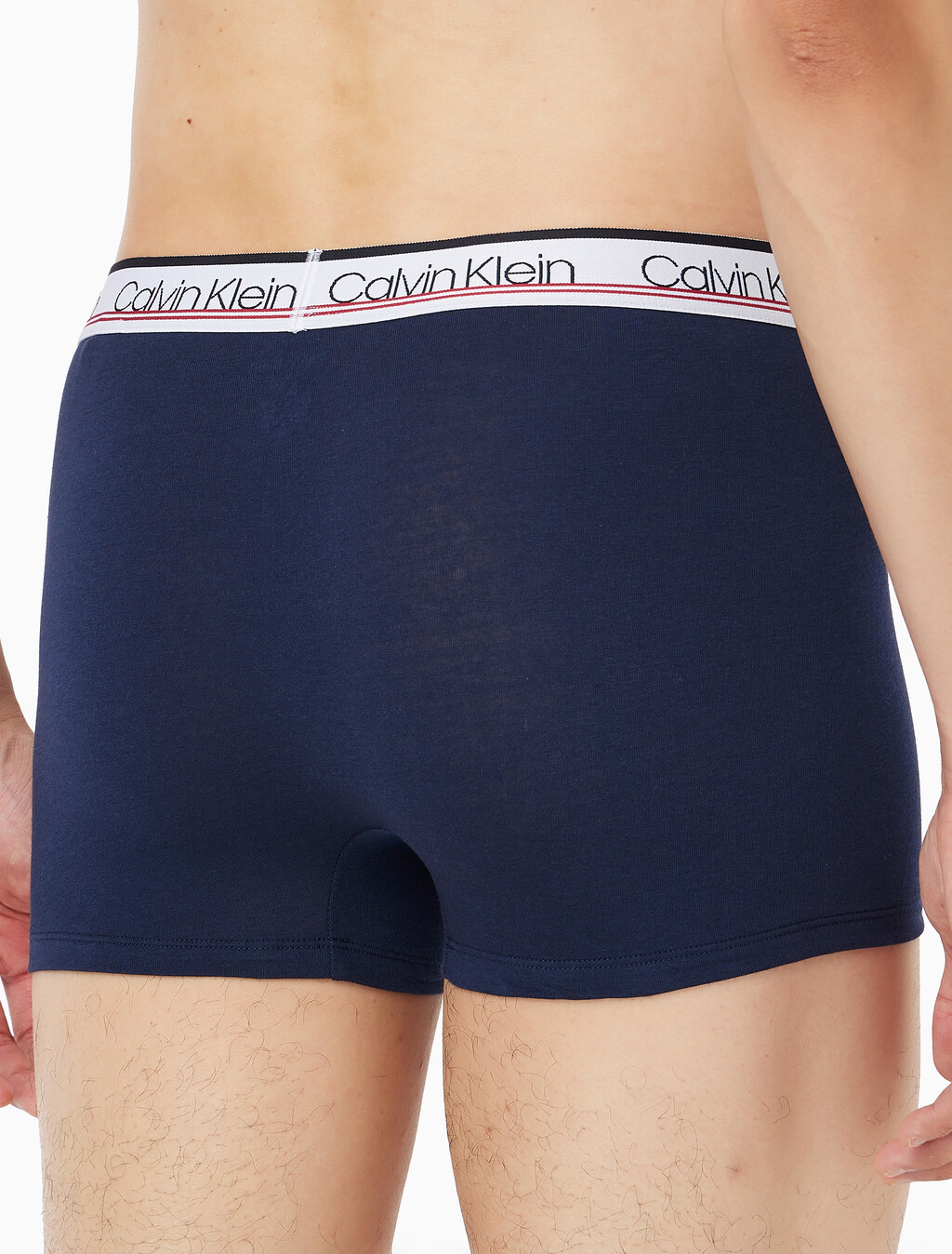 Buy 남성 WB 코튼 스트레치 버라이어티 팩 트렁크 3PK in color red / grey / navy