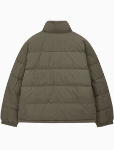 Buy 남성 나일론 리버서블 올오버프린트 다운 푸퍼 자켓 in color BUNGEE CORD