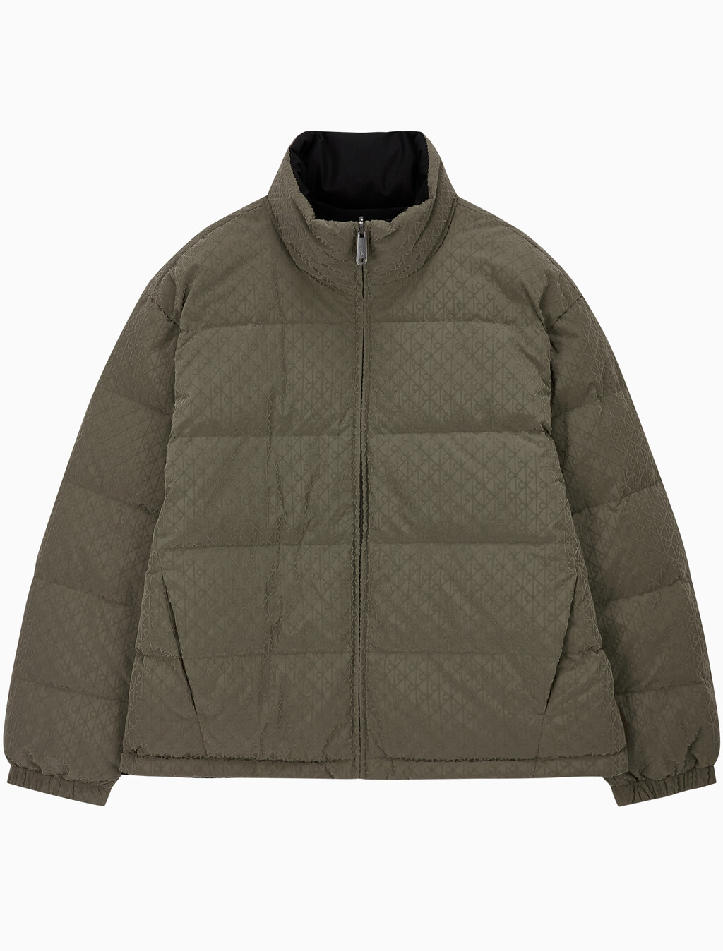 Buy 남성 나일론 리버서블 올오버프린트 다운 푸퍼 자켓 in color BUNGEE CORD