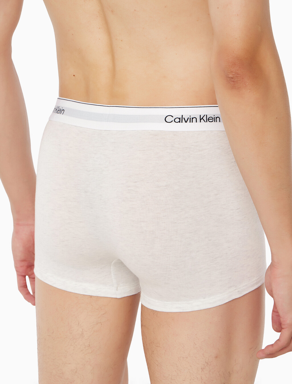 Buy 남성 아이콘 코튼 스트레치 3PK 트렁크 in color WHITE/ YELLOW / DARK NAVY