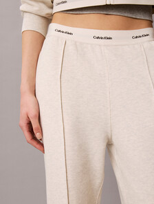Buy 여성 로고 밴딩 트랙 팬츠 in color VANILLA HEATHER