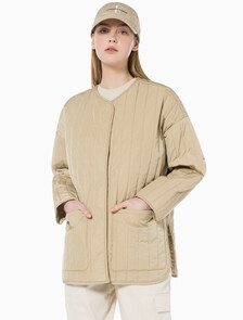 Buy 여성 퀼팅 라이너 자켓 in color TRAVERTINE