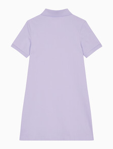 Buy 여성 CK 로고 폴로 반팔 원피스 in color LILAC