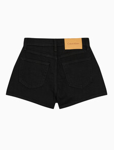 Buy 여성 하이라이즈 미니 잉크 데님 쇼츠 in color RINSE
