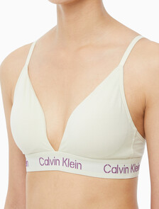 Buy 여성 스텐실 로고 모던코튼 트라이앵글 in color BONE WHITE