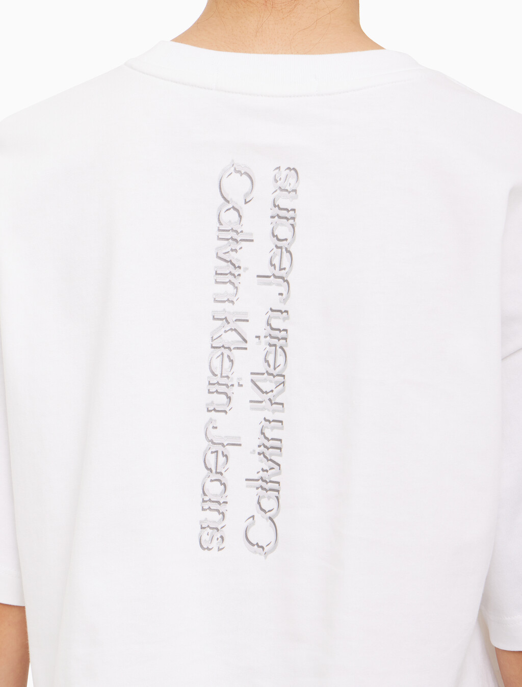 Buy 여성 그래픽 크롭 반팔 티셔츠 in color BRIGHT WHITE