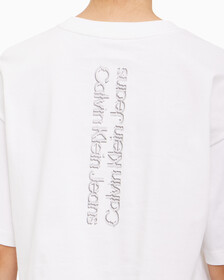 Buy 여성 그래픽 크롭 반팔 티셔츠 in color BRIGHT WHITE