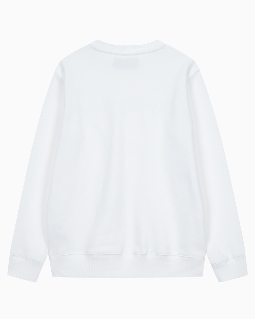 Buy 남성 레귤러핏 인스티튜셔널 로고 기모 스웨트셔츠 in color BRIGHT WHITE