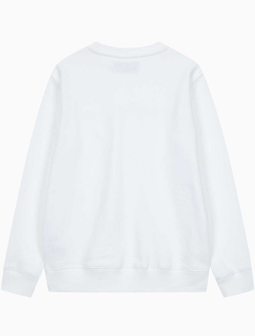 Buy 남성 레귤러핏 인스티튜셔널 로고 기모 스웨트셔츠 in color BRIGHT WHITE