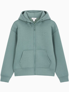 Buy 여성 크롭 오버사이즈 스웻셔츠 in color Mid Green