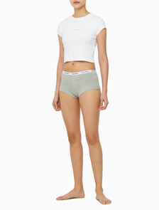 Buy 여성 캐러셀 3PK 보이쇼츠 in color BLACKGREY HEATHERWHITE