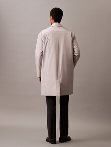 Buy 남성 롱슬리브 테크 폴리 카 코트 in color FLINT GRAY
