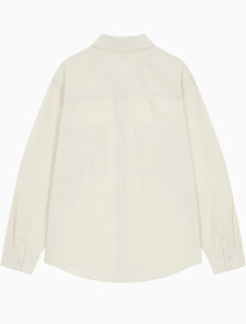 Buy 남성 릴렉스핏 샴브레이 코튼 셔츠 in color LIGHT BEIGE