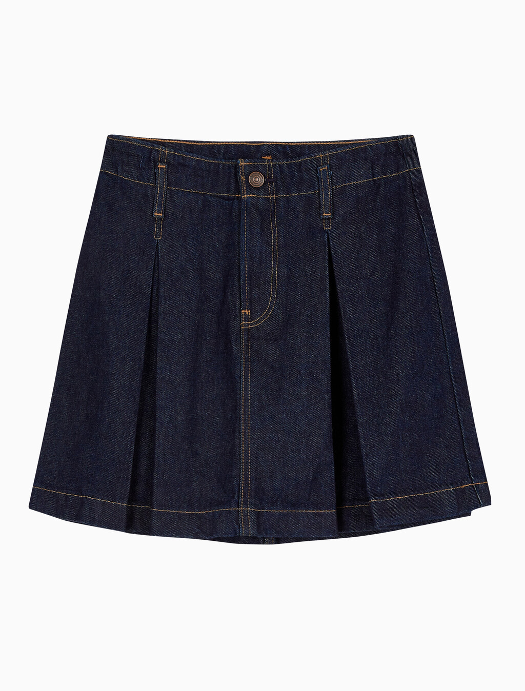 Buy 여성 플리츠 린스 데님 스커트 in color RINSE BLUE