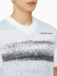 Buy 남성 릴렉스핏 스프레이 스웨터 베스트 in color TIE DYE AOP