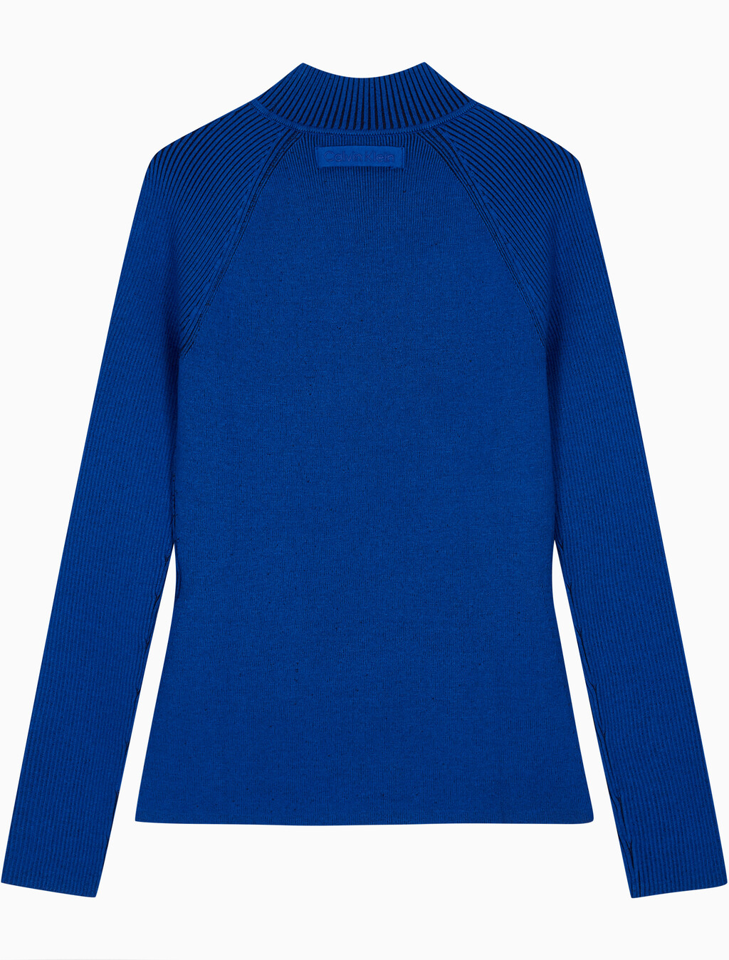 Buy 여성 L/S 모크넥 풀오버 스웨터 in color blue