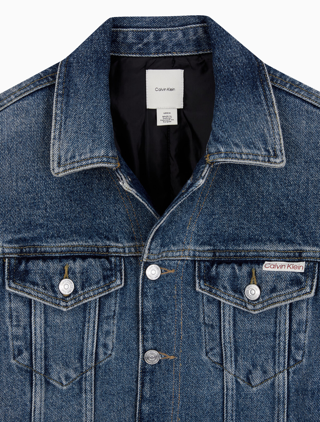 Buy 여성 버블 데님 자켓 in color mid blue