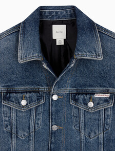 Buy 여성 버블 데님 자켓 in color mid blue