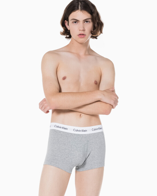 남성 코튼 스트레치 3PK 로우 라이즈 트렁크