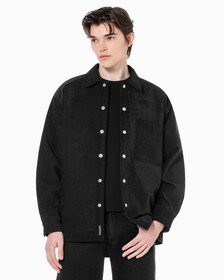 Buy 남성 코듀로이 셔츠 퀼티드 자켓 in color CK BLACK
