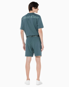 Buy 남성 레귤러핏 우븐 쇼츠 in color OCEAN TEAL/ BLK