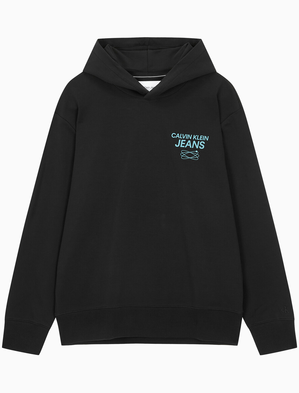 Buy 남성 퓨처 갤럭시 로고 후디 in color CK BLACK