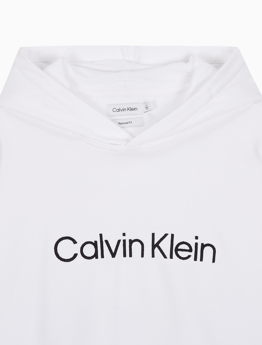 Buy 남성 릴렉스핏 스탠다드 로고 후드 티셔츠 in color BRILLIANT WHITE