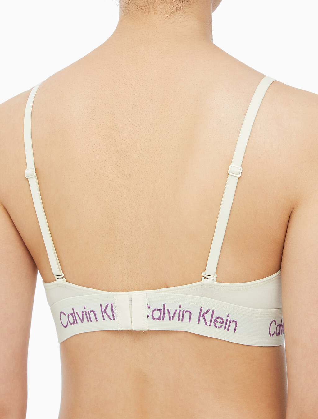 Buy 여성 스텐실 로고 모던코튼 트라이앵글 in color BONE WHITE