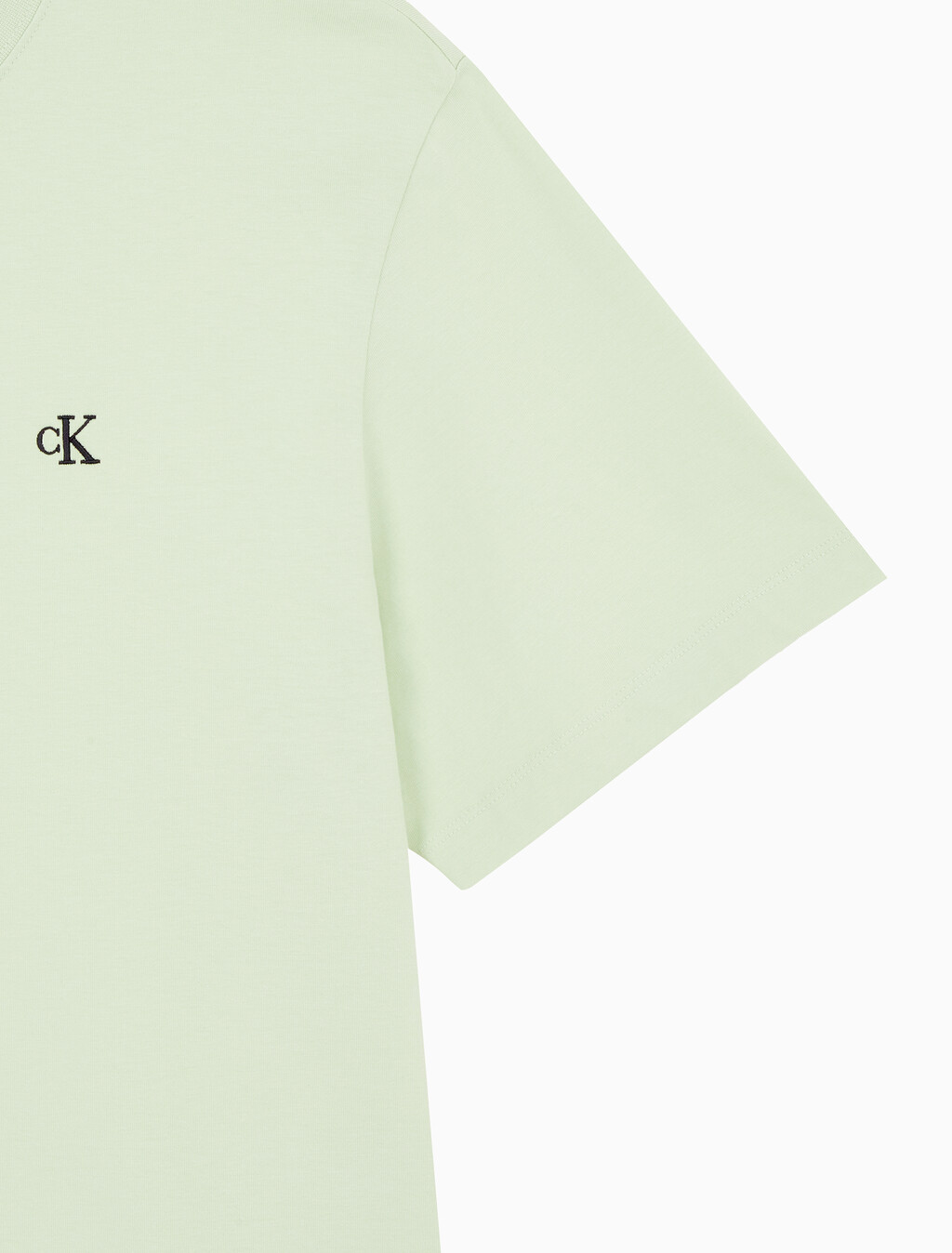 Buy 남성 이지핏 아카이브 로고 반팔 티셔츠 in color TENDER GREENS