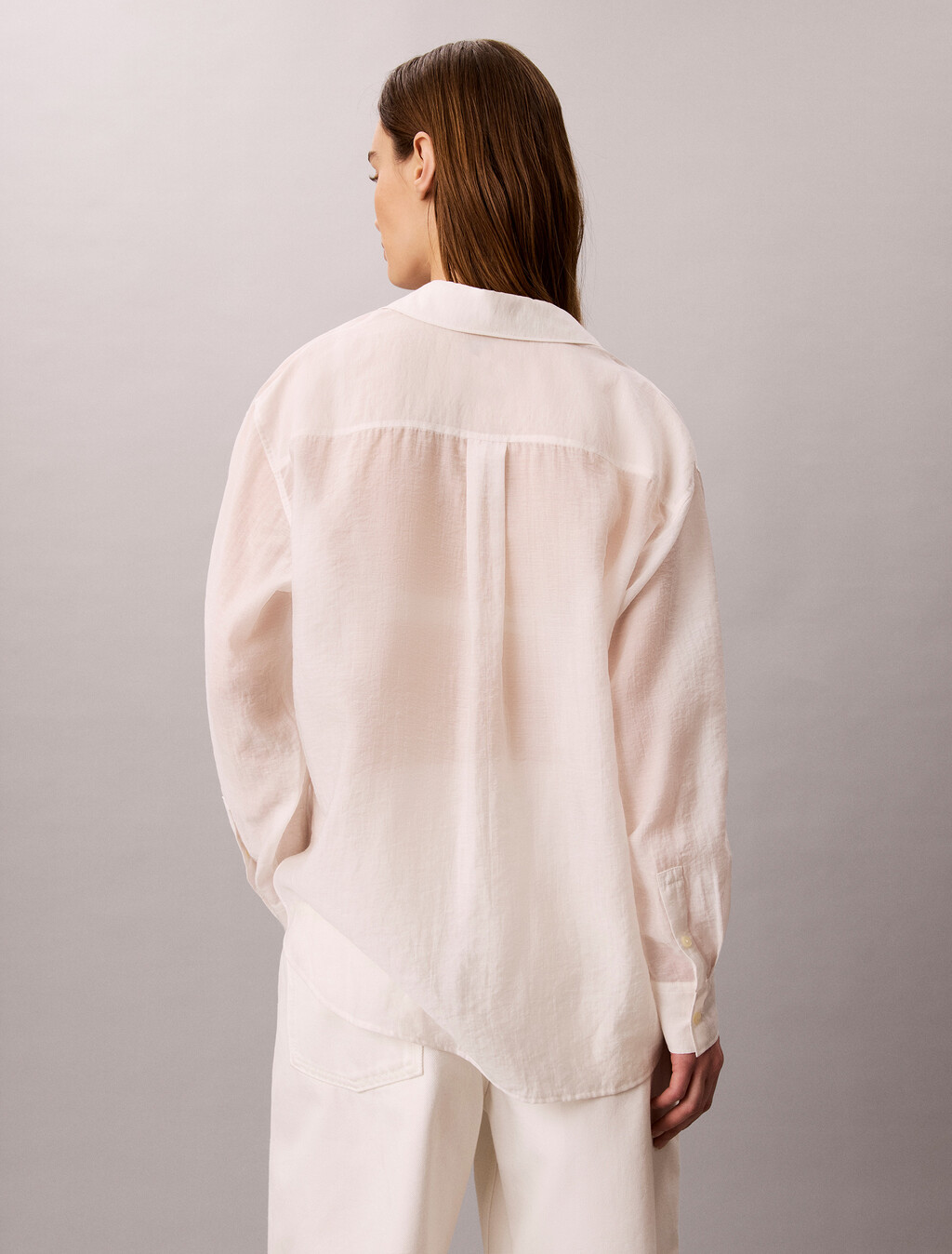 Buy 여성 릴렉스 셔츠 in color Sand White