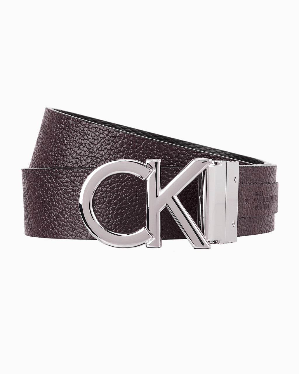 Buy 남성 CKJ 모노그램 35MM 양면 벨트 in color BLACK/BROWN