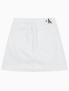 Buy 여성 하이라이즈 A라인 미니 스커트 in color CHALKY BLUE