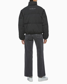 Buy 여성 다운 롱 지퍼 자켓 in color CK BLACK