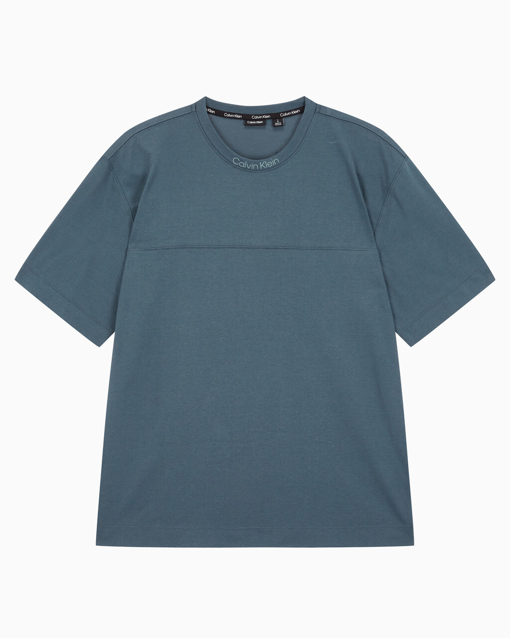 Buy 남성 릴렉스핏 저지 숏슬리브 티셔츠 in color OCEAN TEAL/ BLK