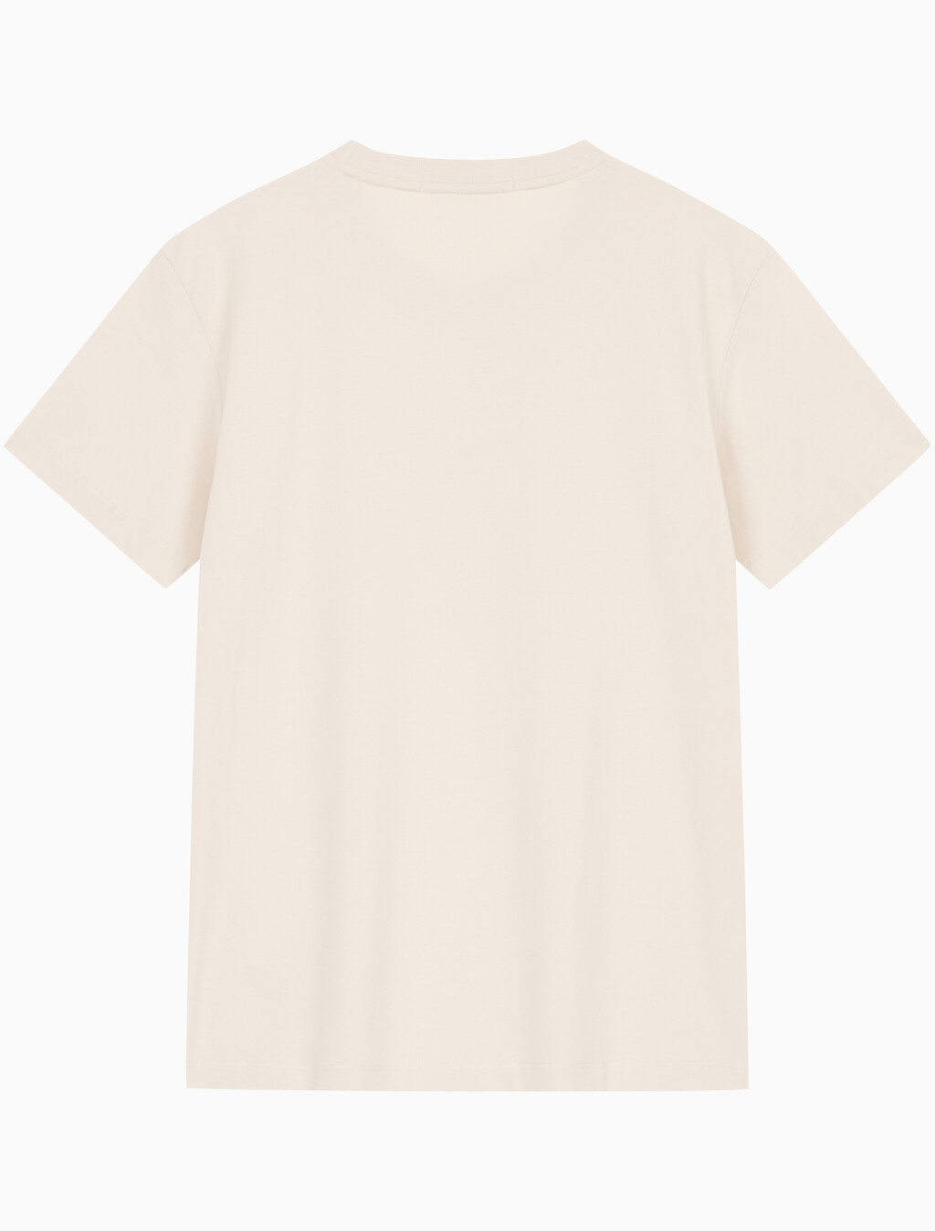 Buy 남성 레귤러핏 인스티튜셔널 로고 스트레치 반팔 티셔츠  in color CLASSIC BEIGE