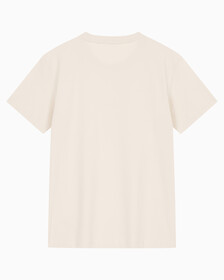 Buy 남성 레귤러핏 인스티튜셔널 로고 스트레치 반팔 티셔츠 in color CLASSIC BEIGE