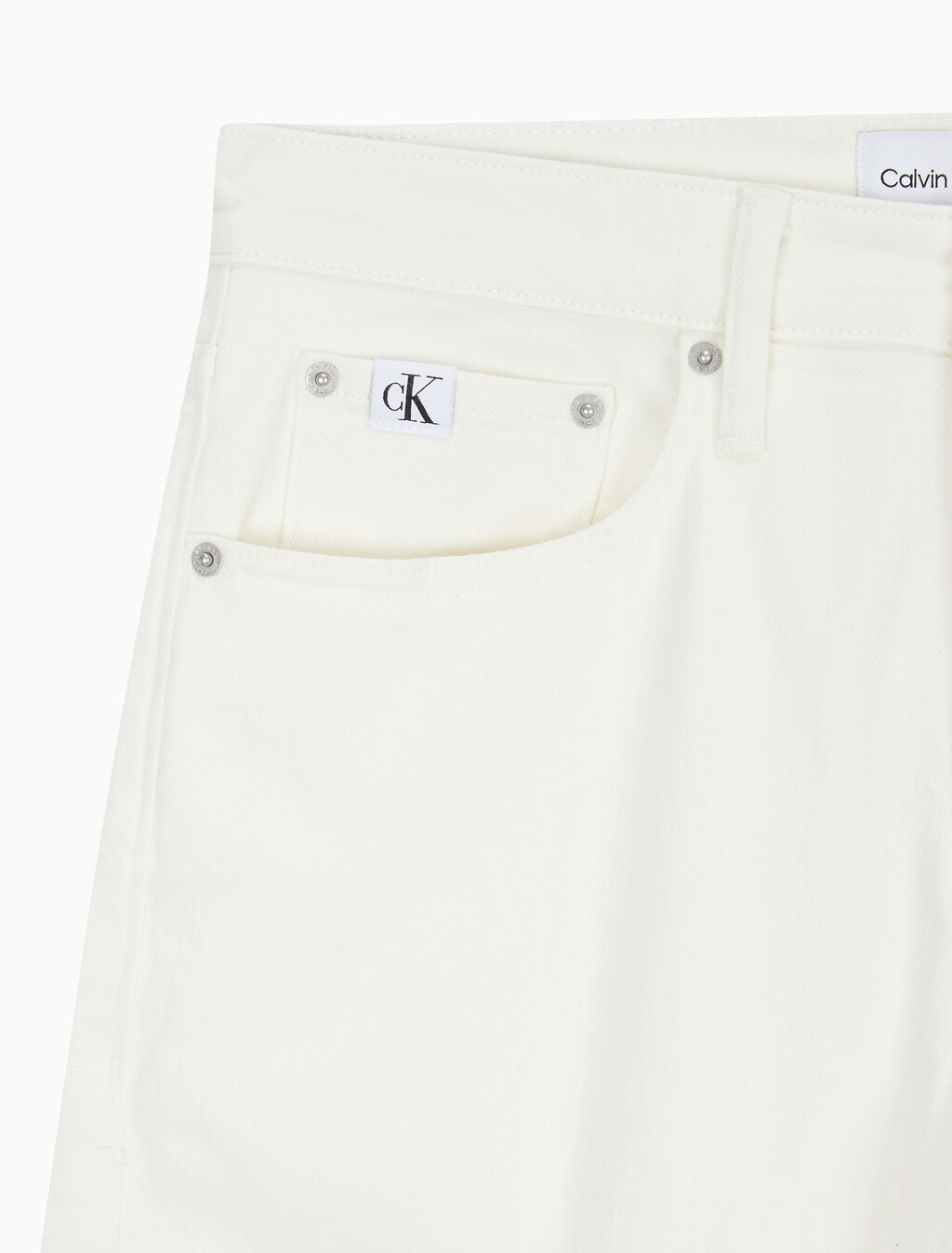 Buy 남성 90's 스트레이트핏 화이트 데님 in color CHALKY BLUE