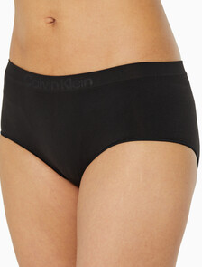 Buy 여성 본디드 플렉스 심리스 미드라이즈 보이쇼츠 in color BLACK