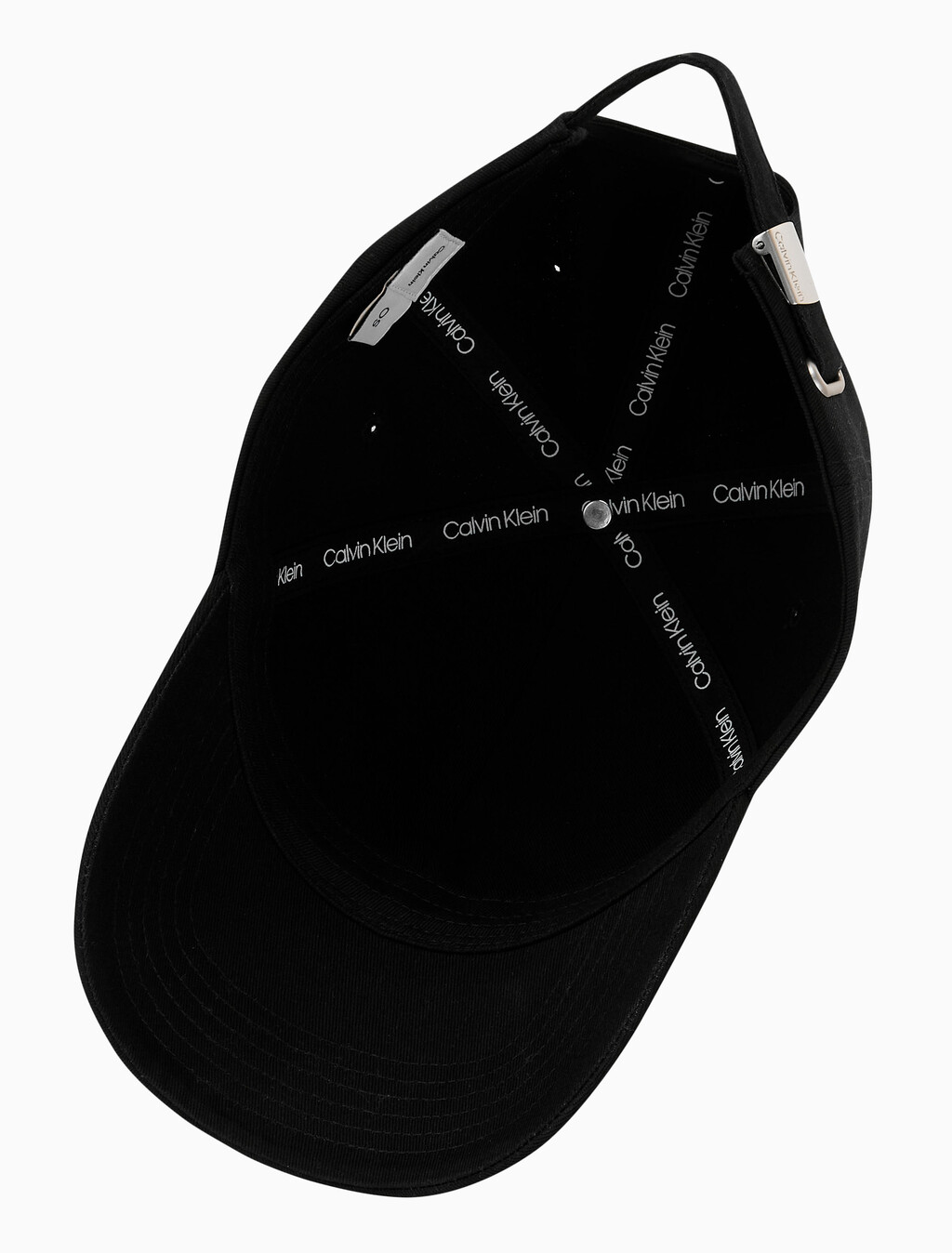 Buy 남녀공용 CKJ 모노그램 엠브로이더리 볼캡 in color BLACK